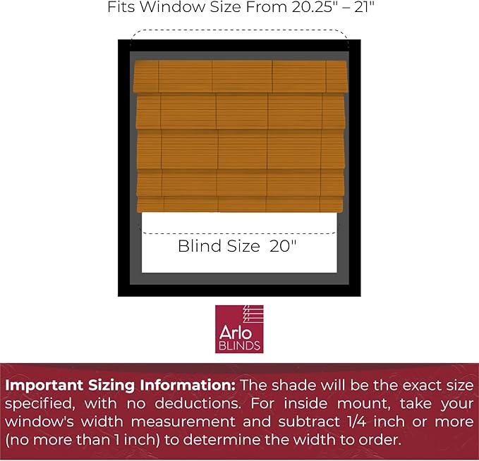 ARLO BLINDS Sheer Bamboo Roman Shades - Image 2