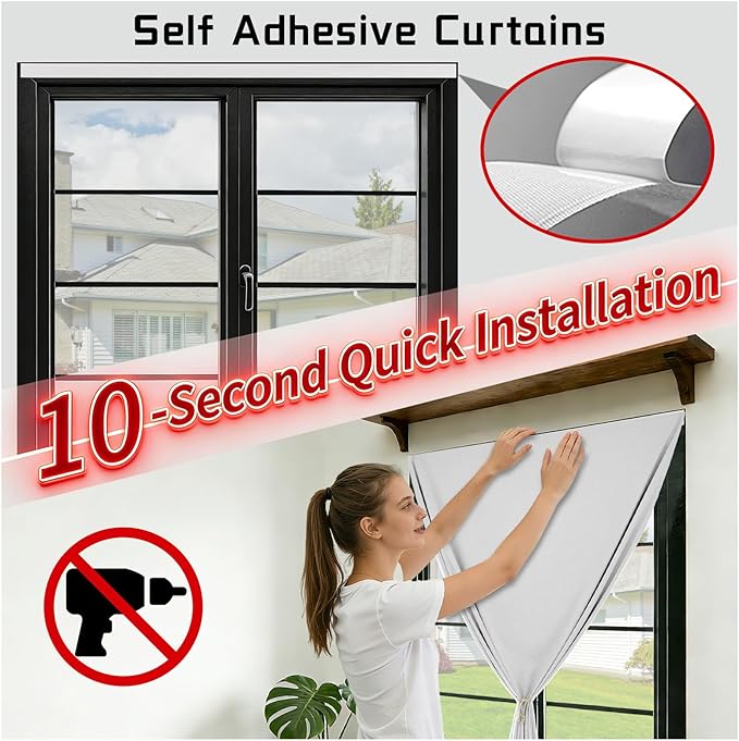 Magic Tape 100% Blackout Curtain - Image 3