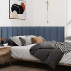 IFNOW Wall Mounted Upholstered Headboard Full, 3D Peel and Stick Soundproof - Image 4