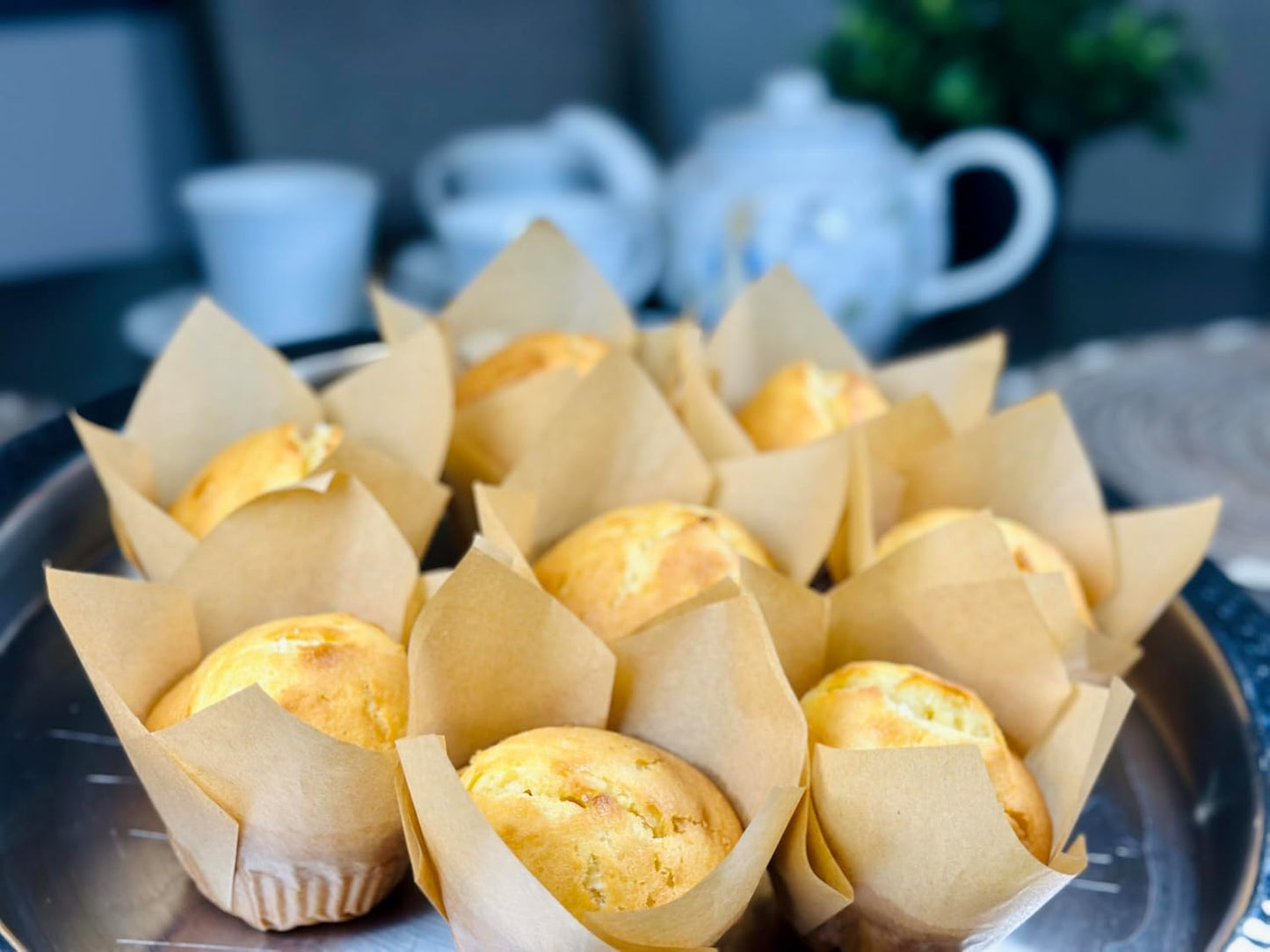 Molibake Vanilla Muffin Mix - Pack of 1 – Premium Vanilla Muffin Baking Mix for Home Oven and Muffins Maker – 14 oz – All-Natural Easy-to-Use Mix for Fluffy, Bakery-Style Homemade Muffins