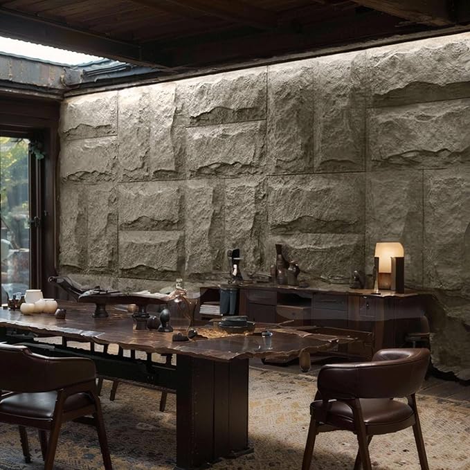 Stone 3D Wall Panels, 23.6"*47.2" Wall Paneling - Image 5
