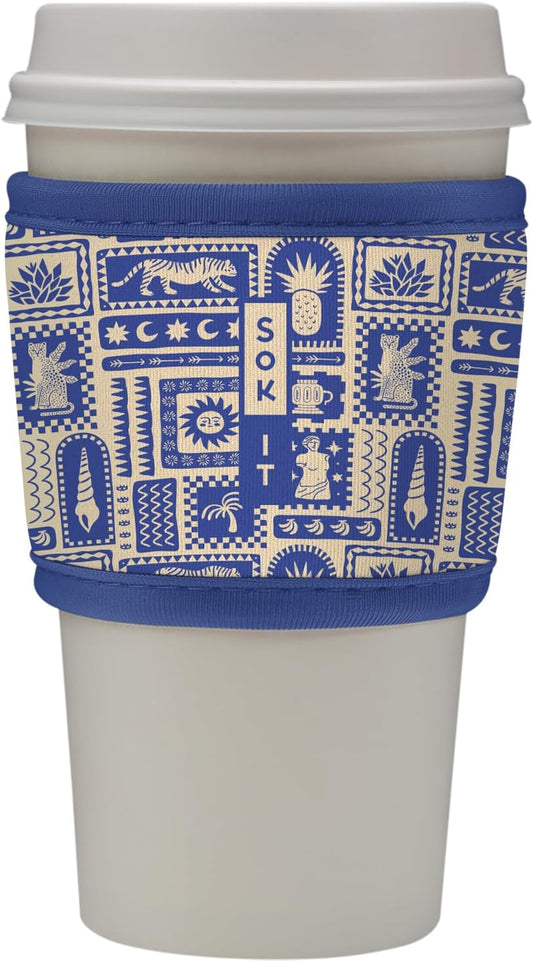 Sok It HotSok Coffee & Tea Reusable Insulated Neoprene Cup Sleeve (Off the Grid)