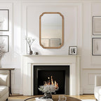 WallBeyond 20" x 30" Rounded Corner Arch Wall Mirror - Image 4
