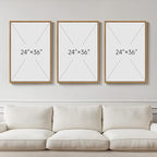 Framed Boho Botanical Wall Art for Living Room, 3 Piece Rustic Floral Canvas - Image 8