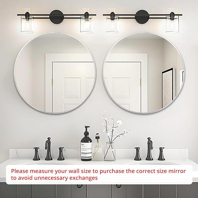 Fabuday Silver Round Mirror 30 Inch - Image 2