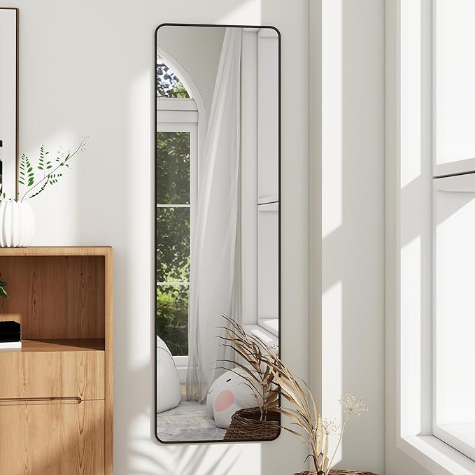 Full Length Door Mirror 14x48, Metal Frame - Image 3
