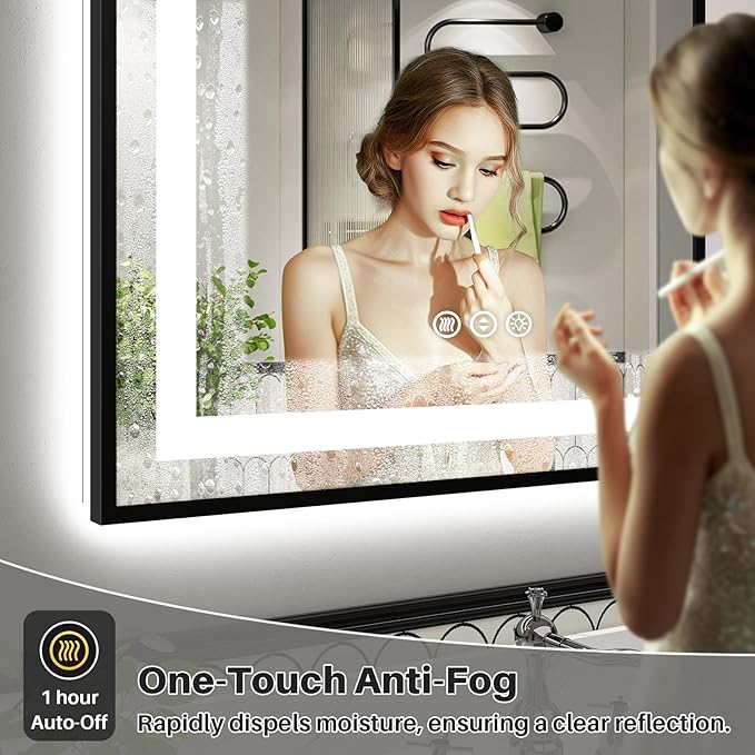 24x32 Inch LED Bathroom Mirror - Image 4