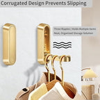 4PCS Folding Coat Hooks, Heavy Duty Wall Hooks Made of Zinc Alloy, Foldable - Image 3