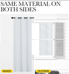 NICETOWN Closet Door Heavy Curtain, Room Dividers Shade Screens Partitions - Image 6