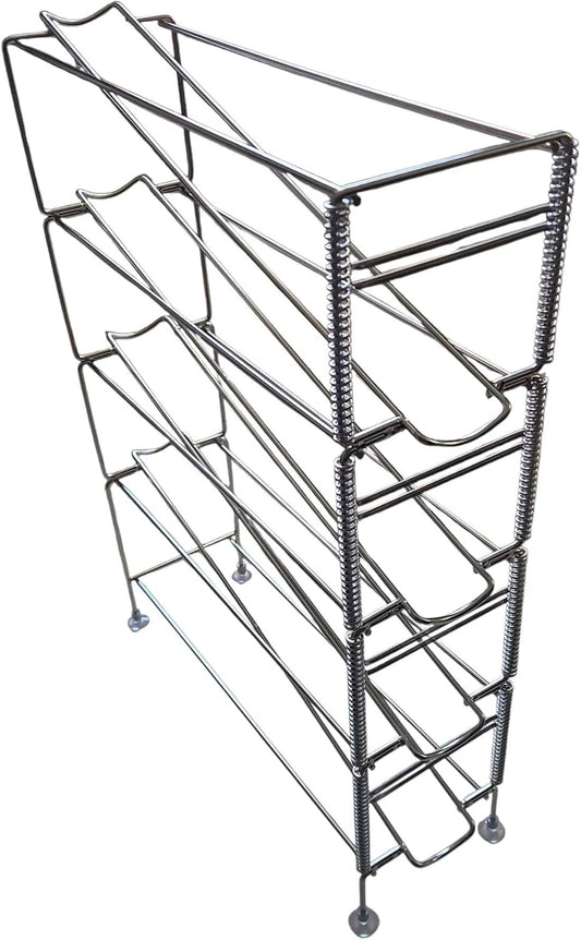 Stainless Products Ltd Sleek 23.74" Stainless Steel Vertical Cup Dispenser - 4 Compartments for Effortless Storage & Display, Space-Saving & Durable Design