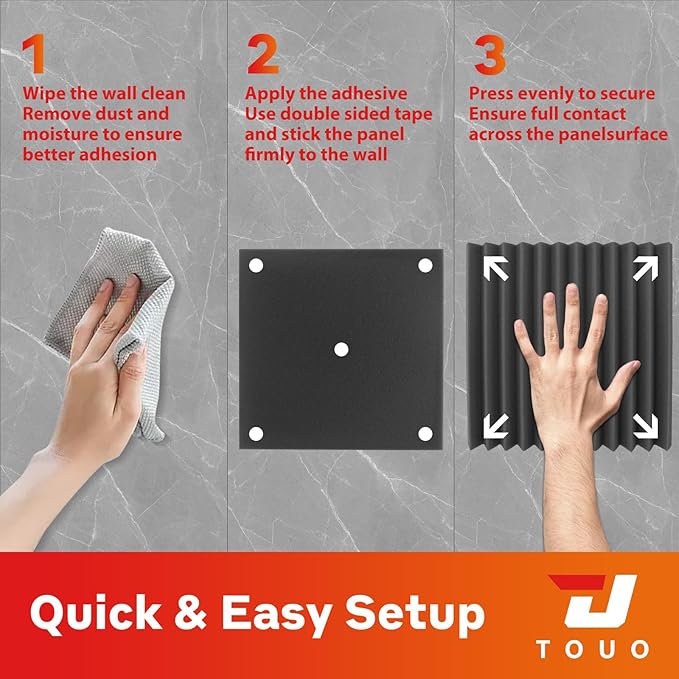 24 Pack Acoustic Panels – Sound Proof Foam Panels - Image 8