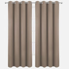 LEMOMO Cappuccino Thermal Blackout Curtains/52 x 84 Inch/Set of 2 Panels Room - Image 2
