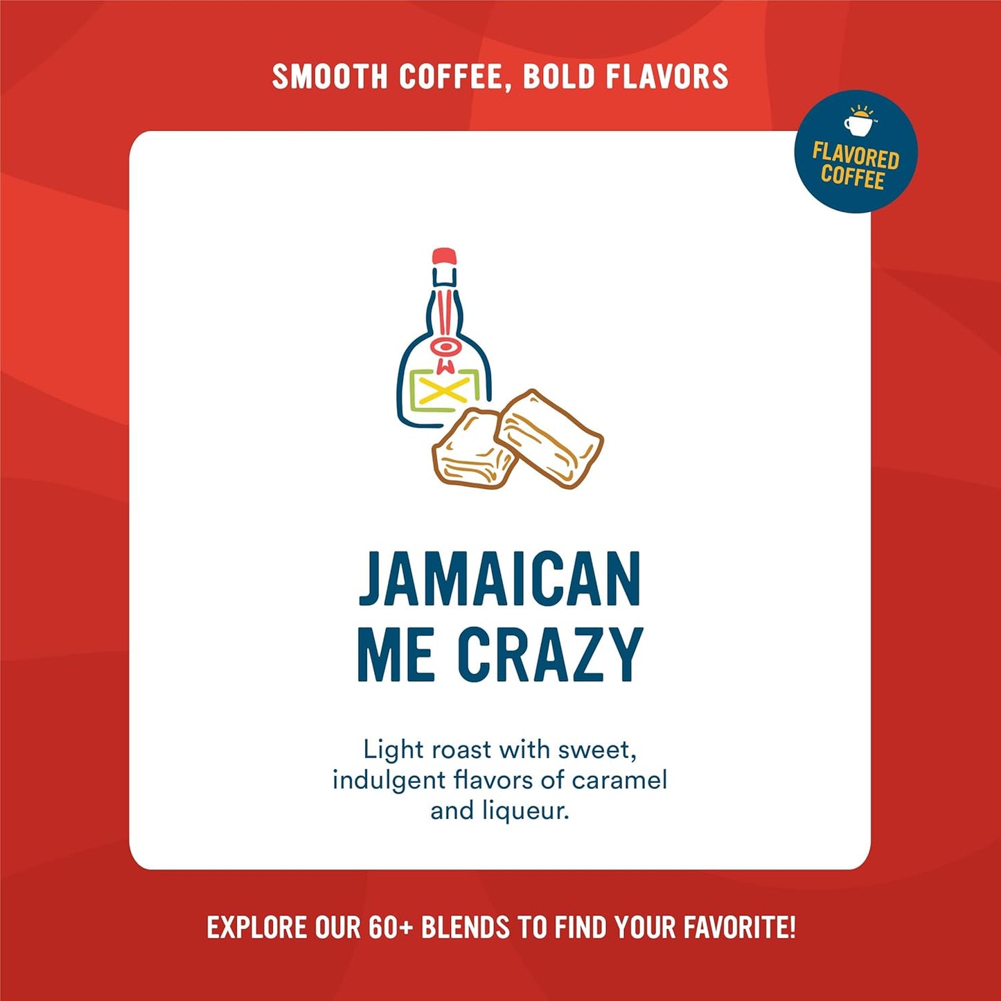 Cameron's Coffee Roasted Ground Coffee Bag, Jamaican Me Crazy, 32 Ounce, Pack of 1