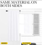 NICETOWN 2 Panels Blackout Curtains, Rod Pocket Thermal Insulated Drapes - Image 3