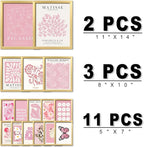 ANERZA 16 PCS Framed Pink Wall Art Decor, Matisse Wall Prints - Image 2