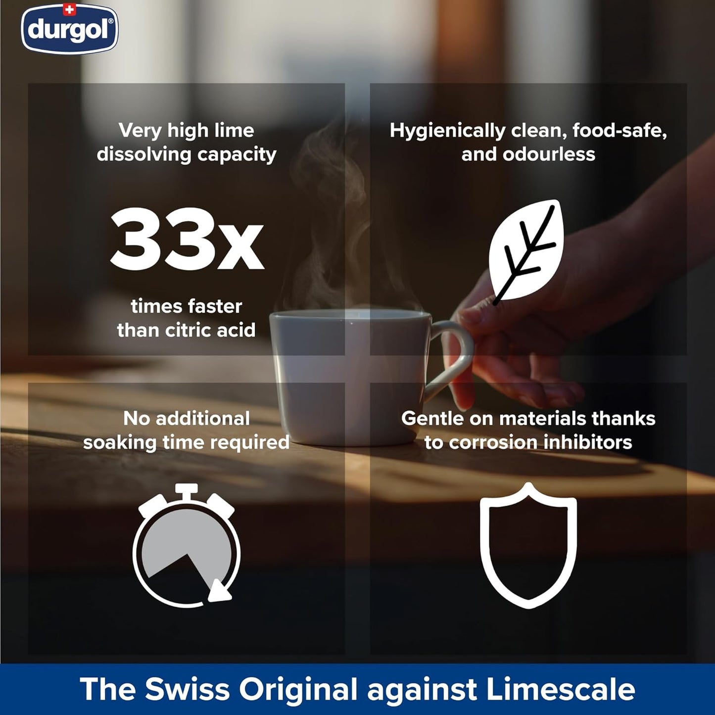 Durgol Swiss Espresso, Descaler and Decalcifier for All Brands of Espresso Machines and Coffee Makers, 4.2 Fluid Ounces (Pack of 2)
