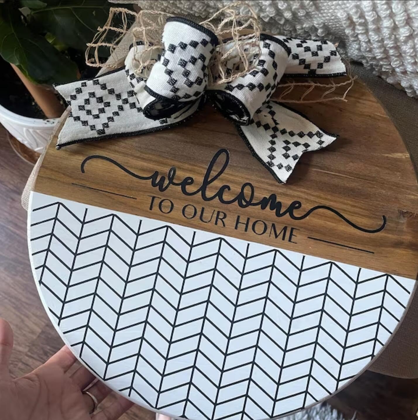 Welcome Stencils for Painting on Wood Welcome Stencil for Wood Sign 12" Reusable Templates Brick/Leopard Print/Herribone/Cow Print Pattern Stencil