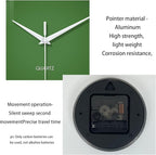 XFM Modern Simple Wall Clocks Battery Operated 20 Inch Large Green Analog Wall - Image 7