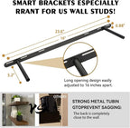 BGMG 36 inch Walnut Floating Shelves - Image 3