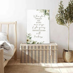 HIWX Christian Wall Decor, Sage Green Botanical Bible Verses Framed Canvas - Image 3