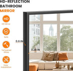 TRAHOME Bathroom Vanity Mirror for Wall, HD Shatterproof Glass, Hangs - Image 4