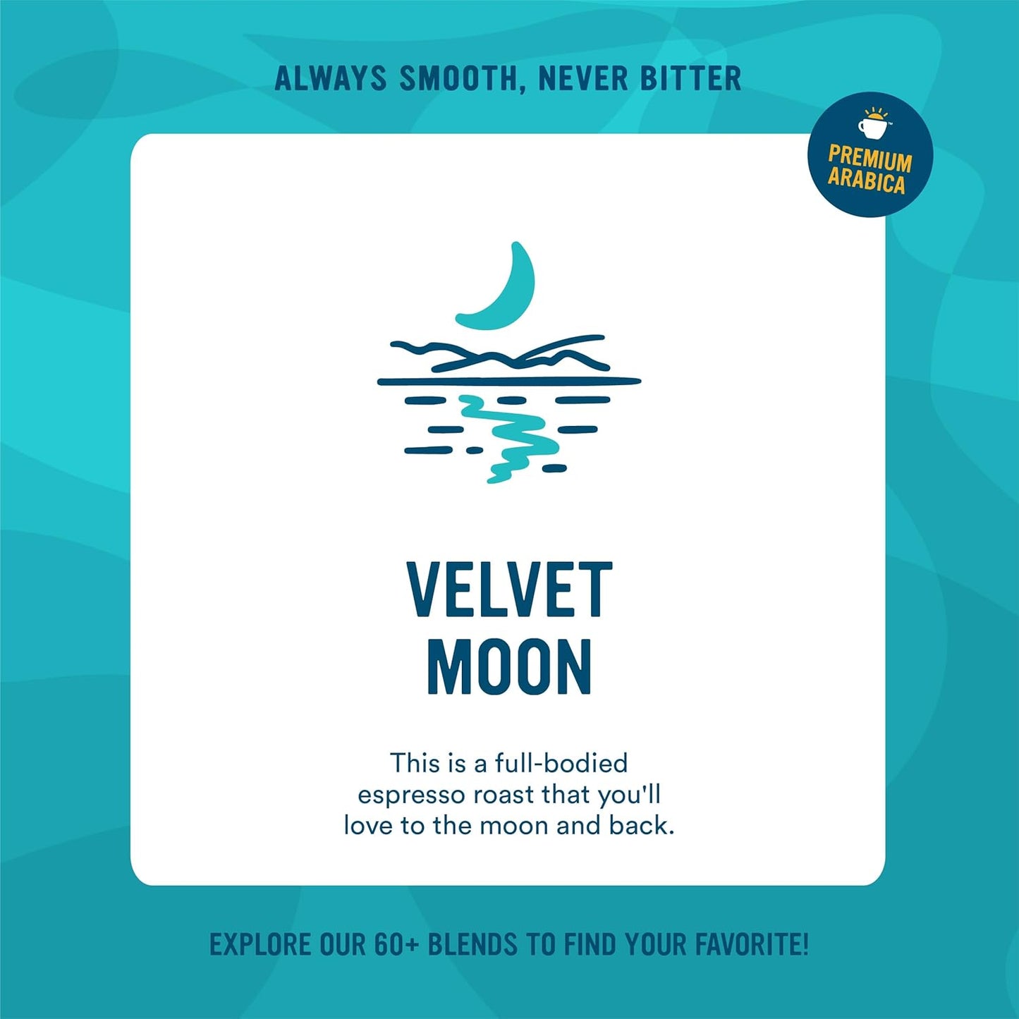 Cameron's Coffee Roasted Whole Bean Coffee, Velvet Moon Espresso Roast, 28 Ounce