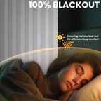 AJAZZ Blackout Accordion Doorway Curtain Set - Image 3