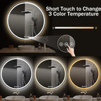 LED Bathroom Mirror 42 Inch Round Bathroom Mirror - Image 3