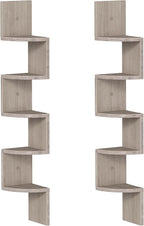 HOOBRO Corner Shelf Wall-Mounted, 5-Tier Corner Bookshelves - Image 9