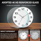 8 Inch Modern Wall Clocks Battery Operated - Image 5