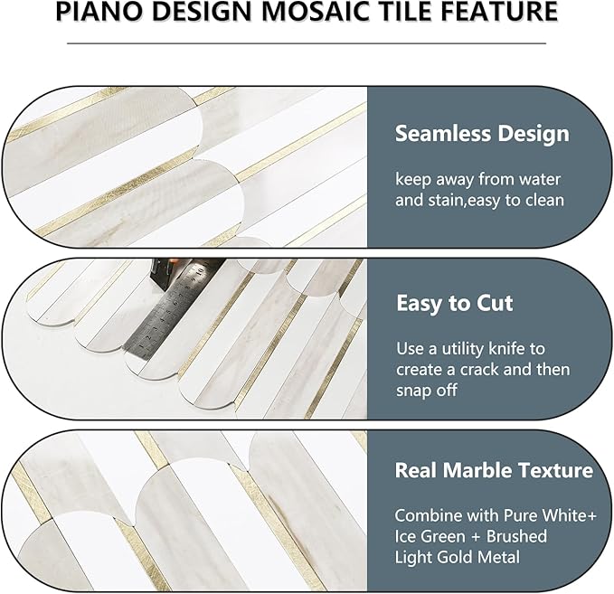 Vamos Tile Peel and Stick Backsplash Seamless Tile - Image 6