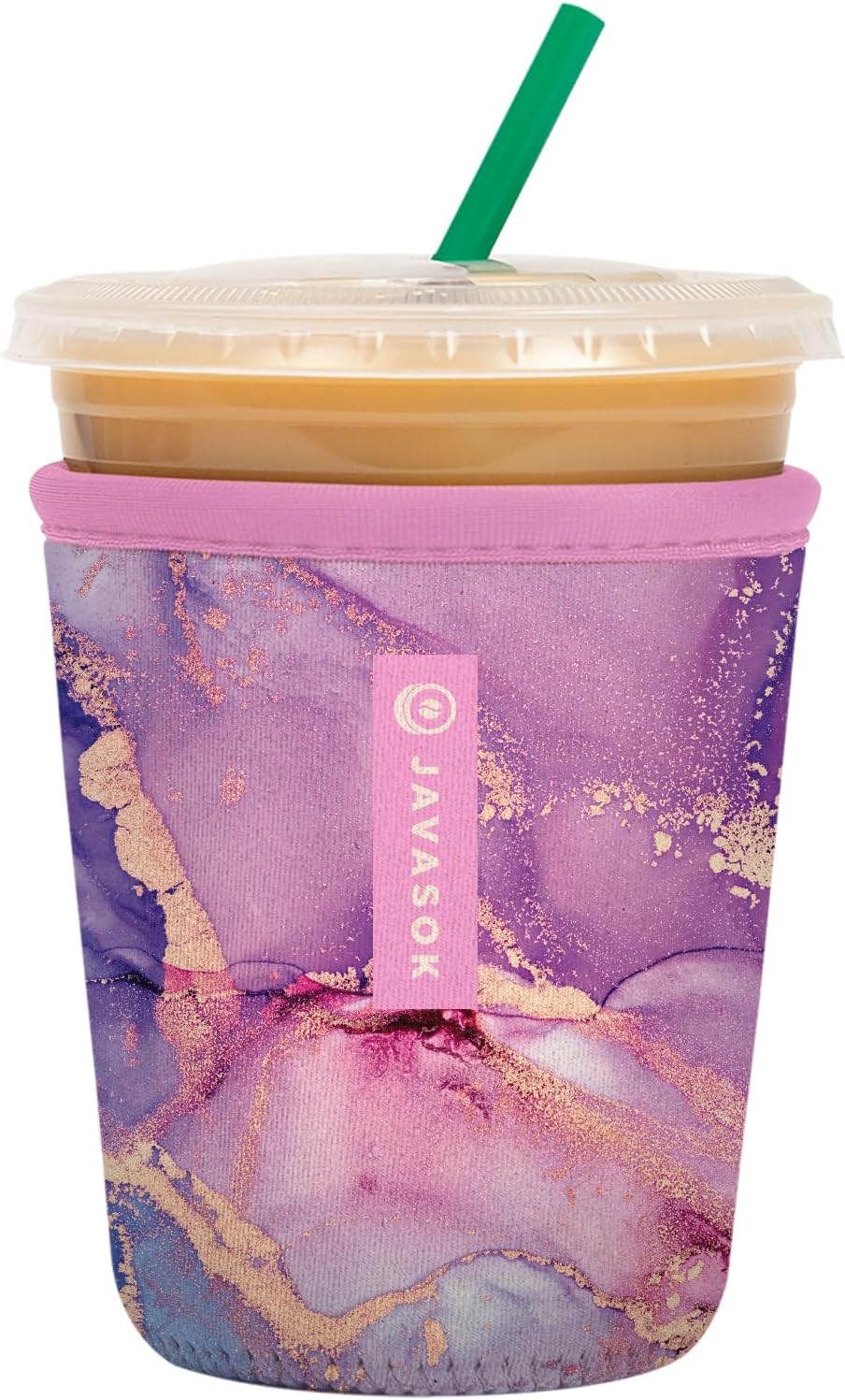 Sok It JavaSok Iced Coffee & Cold Soda Insulated Neoprene Cup Sleeve (Aurora Era, Small: 16-20oz)