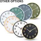 Wall Clocks Battery Operated 12 inch Modern Wall Clock, Silent Non Ticking Wall - Image 9