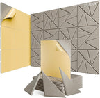 22 Pack Acoustic Panels with Self-Adhesive, Sound Panels High Density, by ROOME