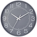 HZDHCLH Modern Wall Clocks Battery Operated, 10 inch Small Wall Clock forSilent by HZDHCLH