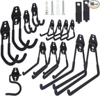 Moneek's Hardware 16 Pack Garage Storage Hook Anti-Slip Coating Heavy Duty Wall by Unknown
