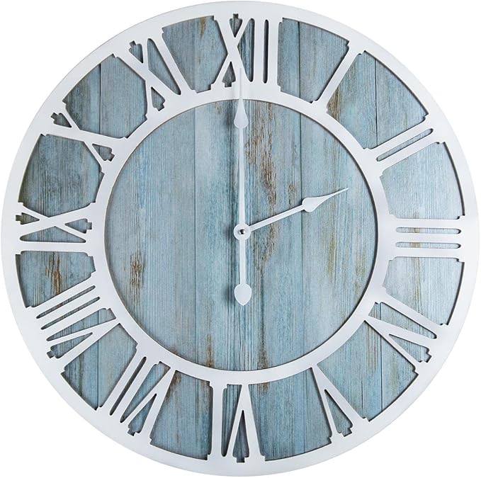 1st owned Wall Clocks for Living Room Decor, Round Silent Non Ticking, Modern - Image 7