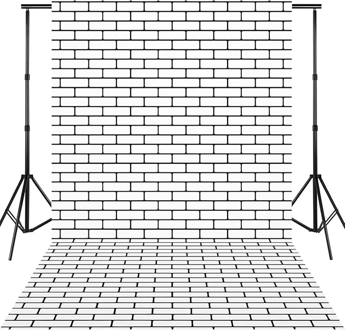 Chuangdi 2pcs 4.5 x 9 Feet Brick Wallpaper Peel and Stick Backdrop Tablecloth - Image 3
