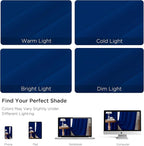 CUCRAF Royal Blue Blackout Curtains 72 inch Length 2 Panels Set, Rod Pocket - Image 3