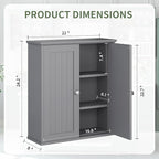 Bathroom Wall Cabinet, Bathroom Cabinet Wall Mount, Over Toilet Space Saver - Image 3