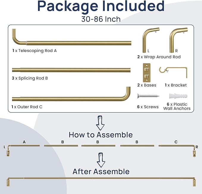 ENJOYBASICS Blackout Curtain rod - Image 8