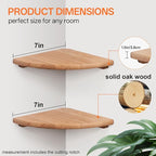 Gieanoo Floating Corner Shelves - Image 3