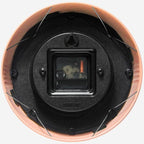 Infinity Instruments Retro 9.5 Inch Round Indoor Wall Clock, Peach Fuzz - Image 5