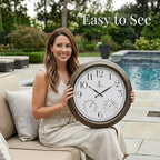 Outdoor Clocks for Patio Large Waterproof - Image 4