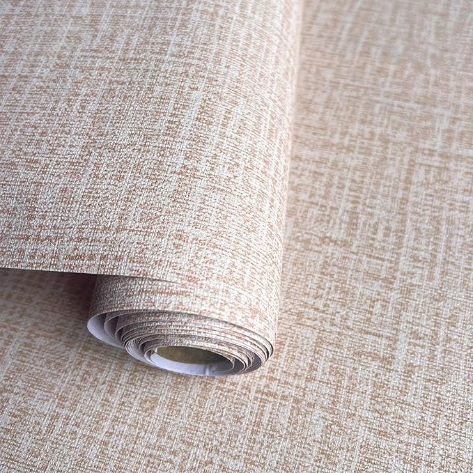 Yancorp 24"x197" Textured Fabric Peel and Stick Wallpaper by YancorpHomeDecor