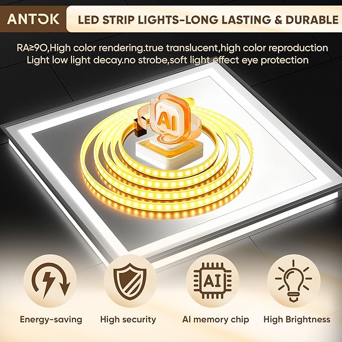 Antok 30X36 LED Bathroom Mirror - Image 5