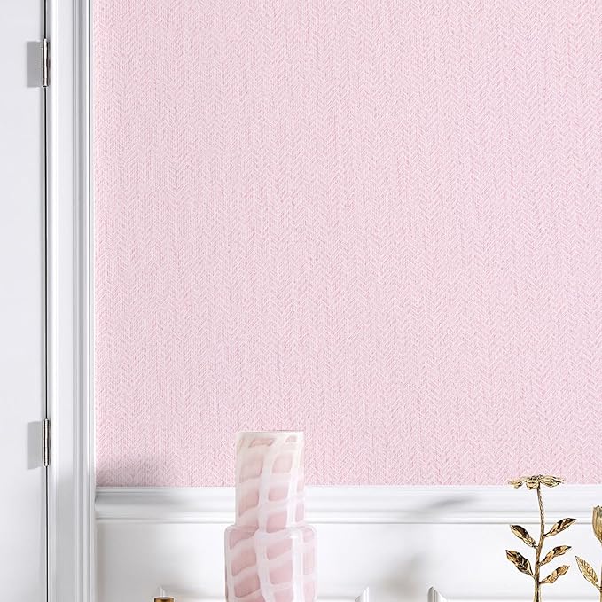 Grasscloth Peel and Stick Wallpaper Faux Linen Contact Paper 15.7inch x - Image 5