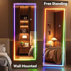 Hasipu 79"x31" LED RGB Bluetooth Full Length Mirror - Image 6