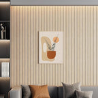 Arthome Peel and Stick Slat Wall Panels 15.7 "x400, Self-Adhesive PVC Wood - Image 2