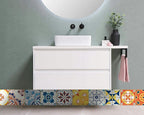 FLFK Wallpaper Border Tile Stickers Peel and Stick Wall Border - Image 6